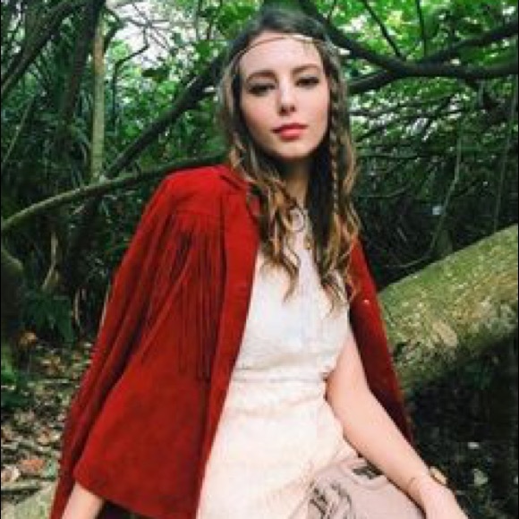 Maje Fringe Suede Jacket - Picture 8 of 8